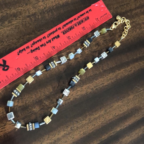 Rare and retired Brighton SILENT CODE choker necklace and earrings - Picture 7 of 9